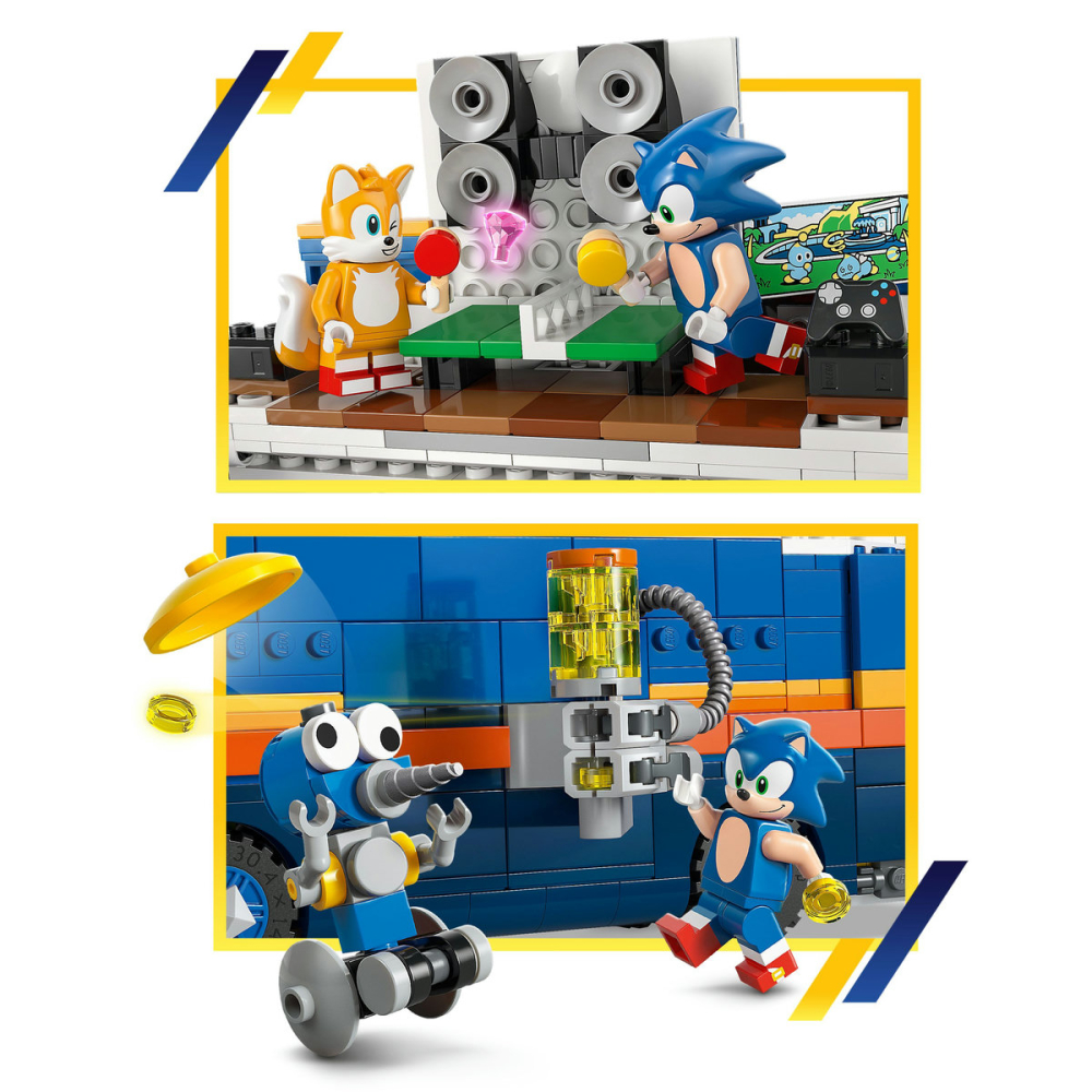 Lego sonic camionul de comanda al echipei sonic 77006 , copii varsta 8 ani pana la +15 ani [9]