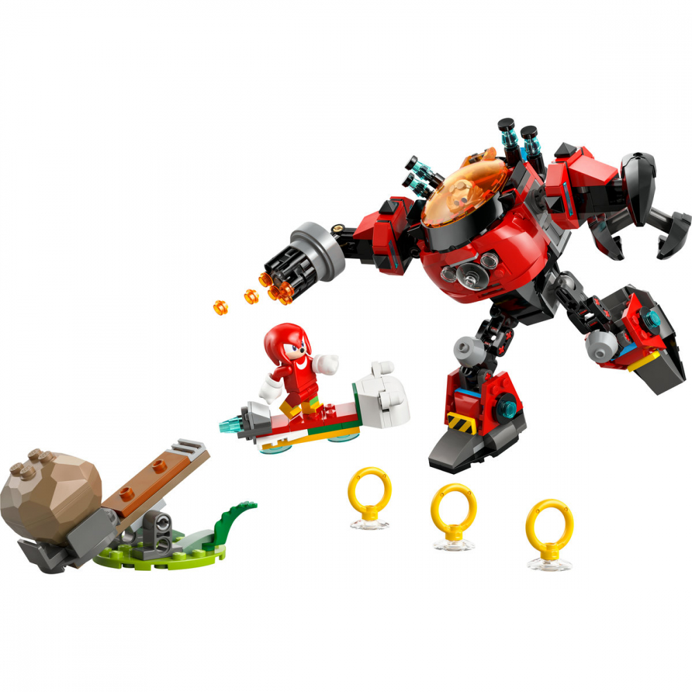  LEGO Sonic the Hedgehog Knuckles vs. Dr. Eggman si robotul Egg Crusher pentru copii cu varsta de 8 + ani [7]