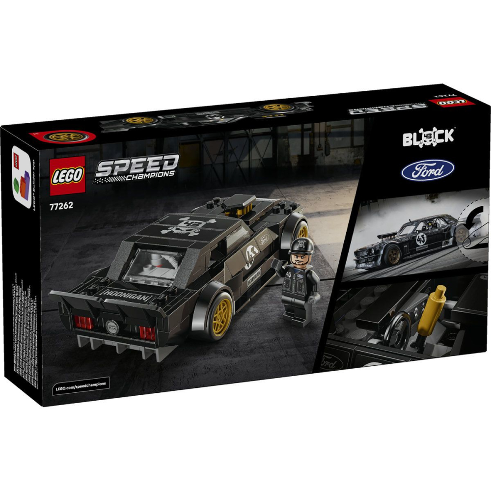 Lego speed champions ford mustang hoonicorn v1 al lui ken block 77262 varsta 9 ani -+15 ani [3]