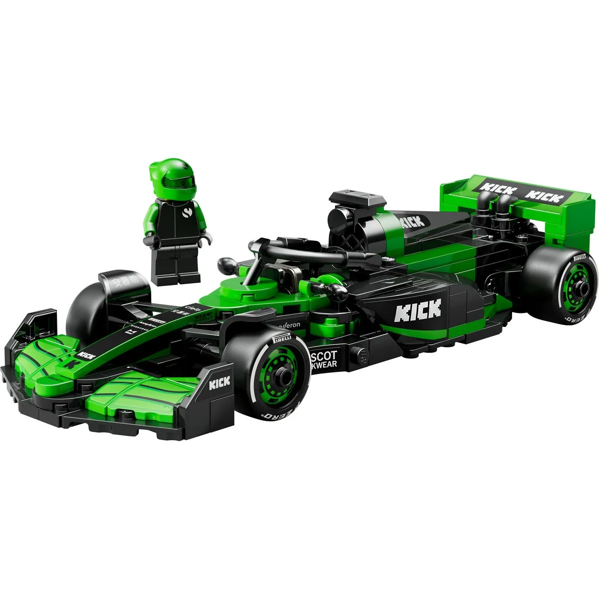 Lego speed champions masina de curse f1 kick sauber 77247, varsta de la 10 ani la 13 ani [2]
