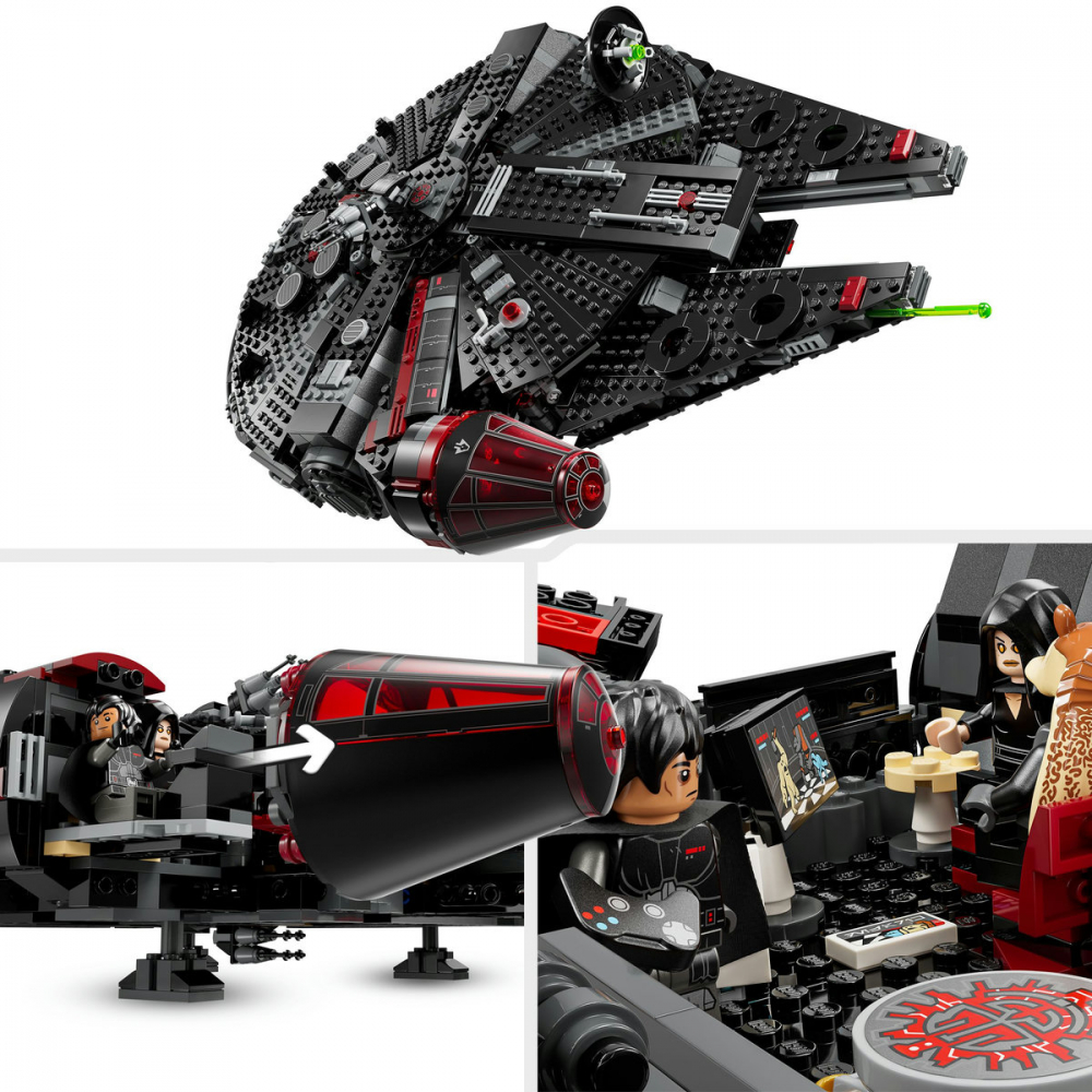 LEGO Star Wars: Falcon intunecat 75389, 10 ani+, 1578 piese, varsta de la 10 ani la +15 ani [3]