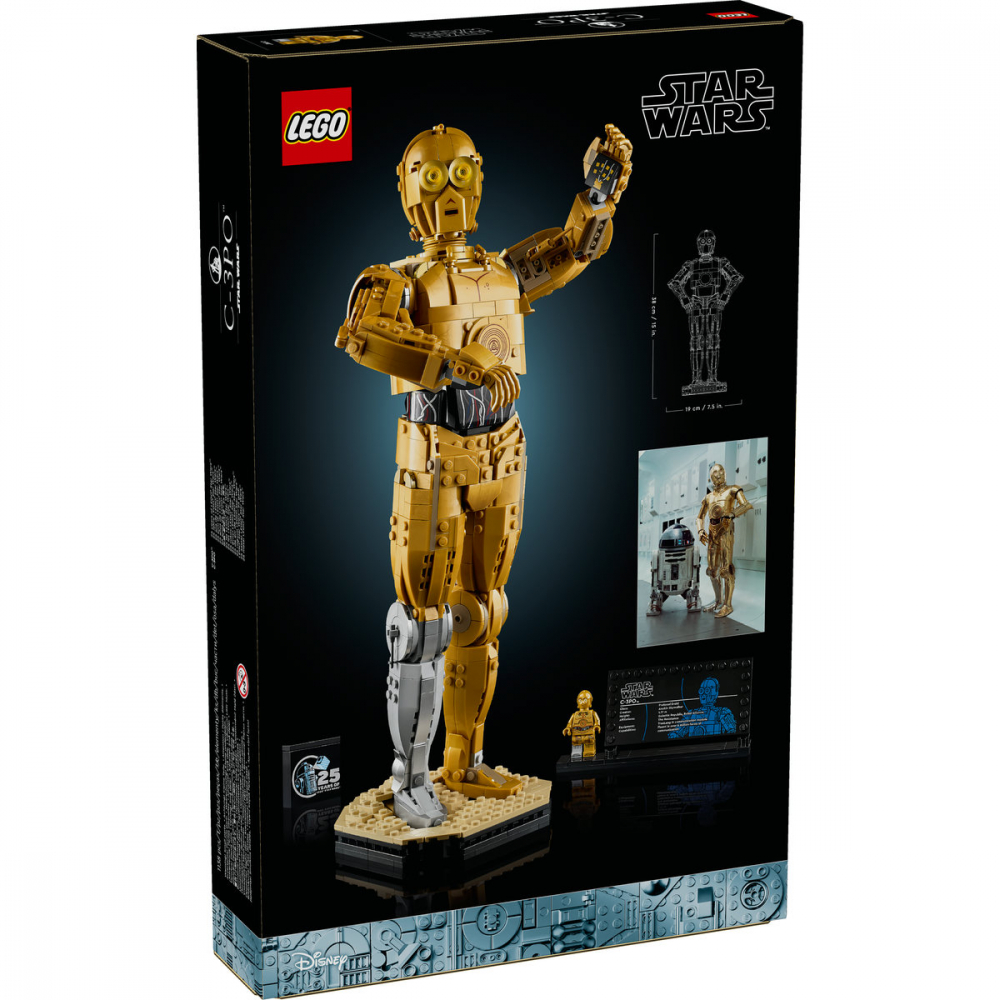 LEGO Star Wars: C-3PO 75398, 18 ani+, 1138 piese, varsta de la 14 ani la +15 ani [9]
