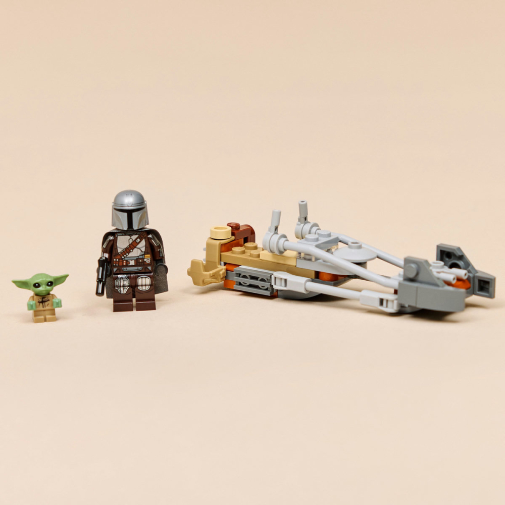  LEGO Star Wars  Motocicleta rapidă a lui Mandalorian și Grogu copii cu varsta 6 + ani [8]