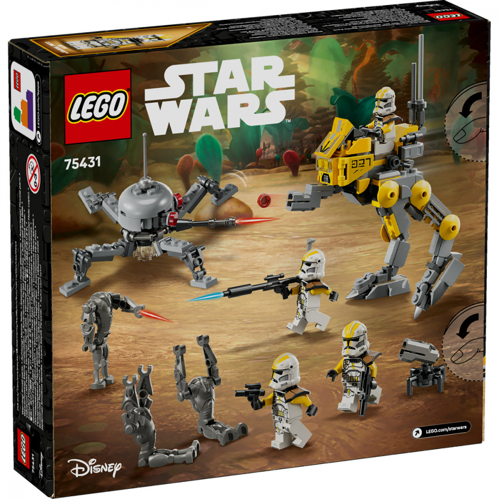  LEGO Star Wars Pachet de lupta Soldati clona din unitatea stelara 327 pentru copii cu varsta de 7 + ani [3]