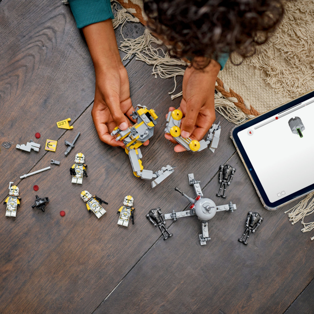  LEGO Star Wars Pachet de lupta Soldati clona din unitatea stelara 327 pentru copii cu varsta de 7 + ani [4]