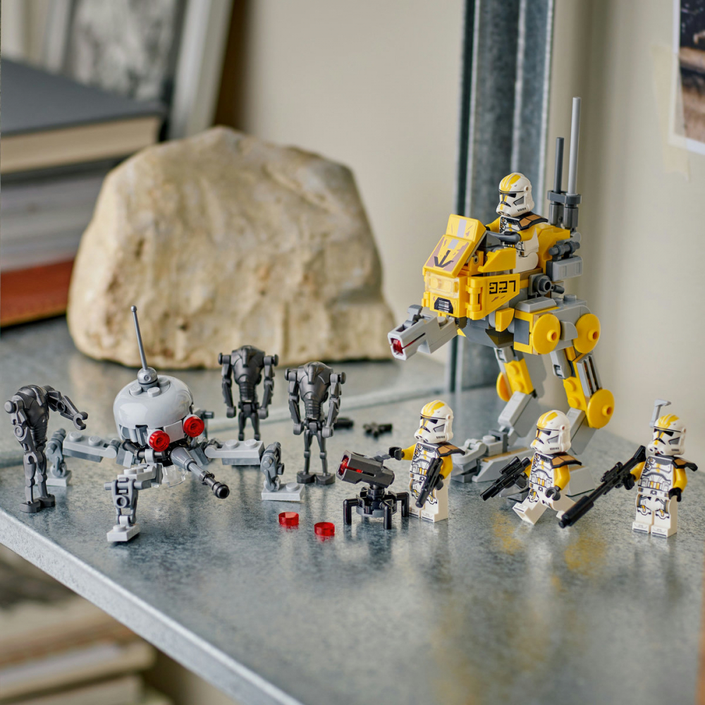  LEGO Star Wars Pachet de lupta Soldati clona din unitatea stelara 327 pentru copii cu varsta de 7 + ani [6]