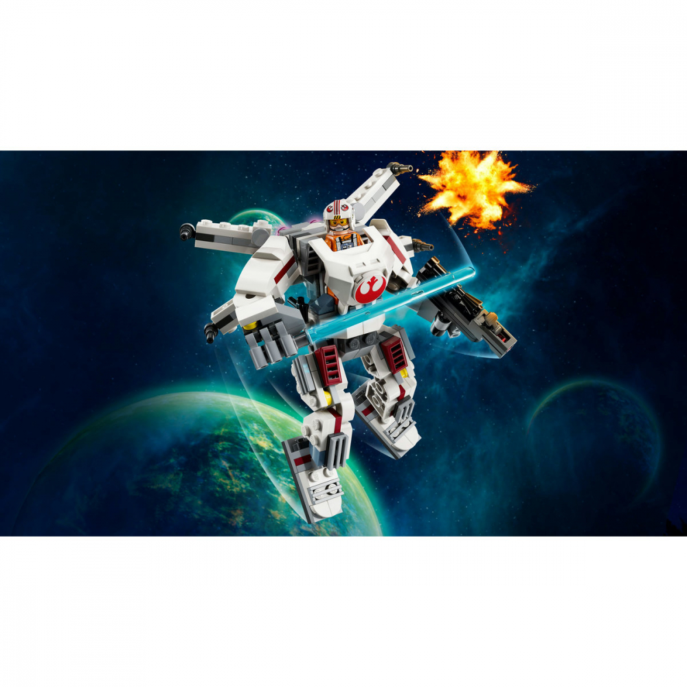 LEGO Star Wars: Robotul X-Wing al lui Luke Skywalker 75390, 6 ani+, 195 piese, varsta de la 6 ani la 9 ani [8]
