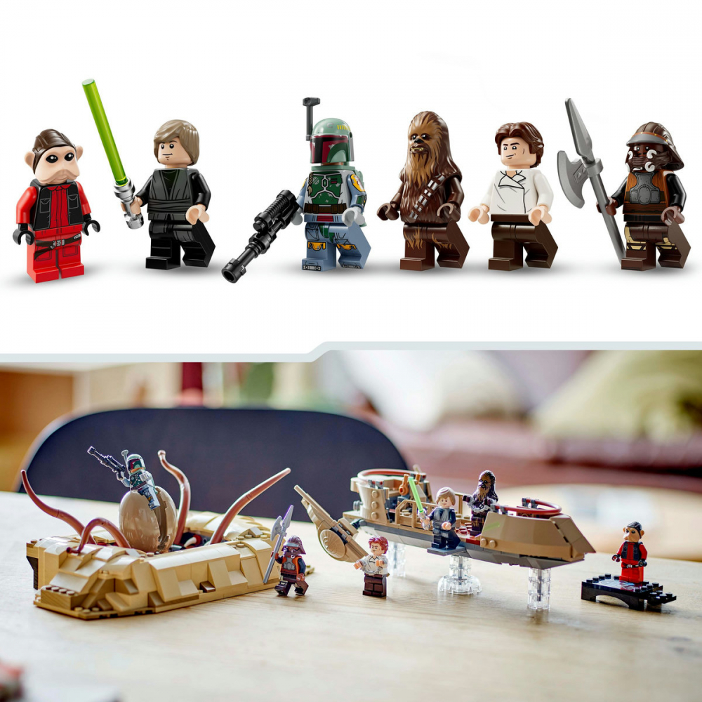 LEGO Star Wars: Schif de desert si Groapa lui Sarlacc 75396, 9 ani+, 558 piese, varsta de la 9 ani la 14 ani [10]