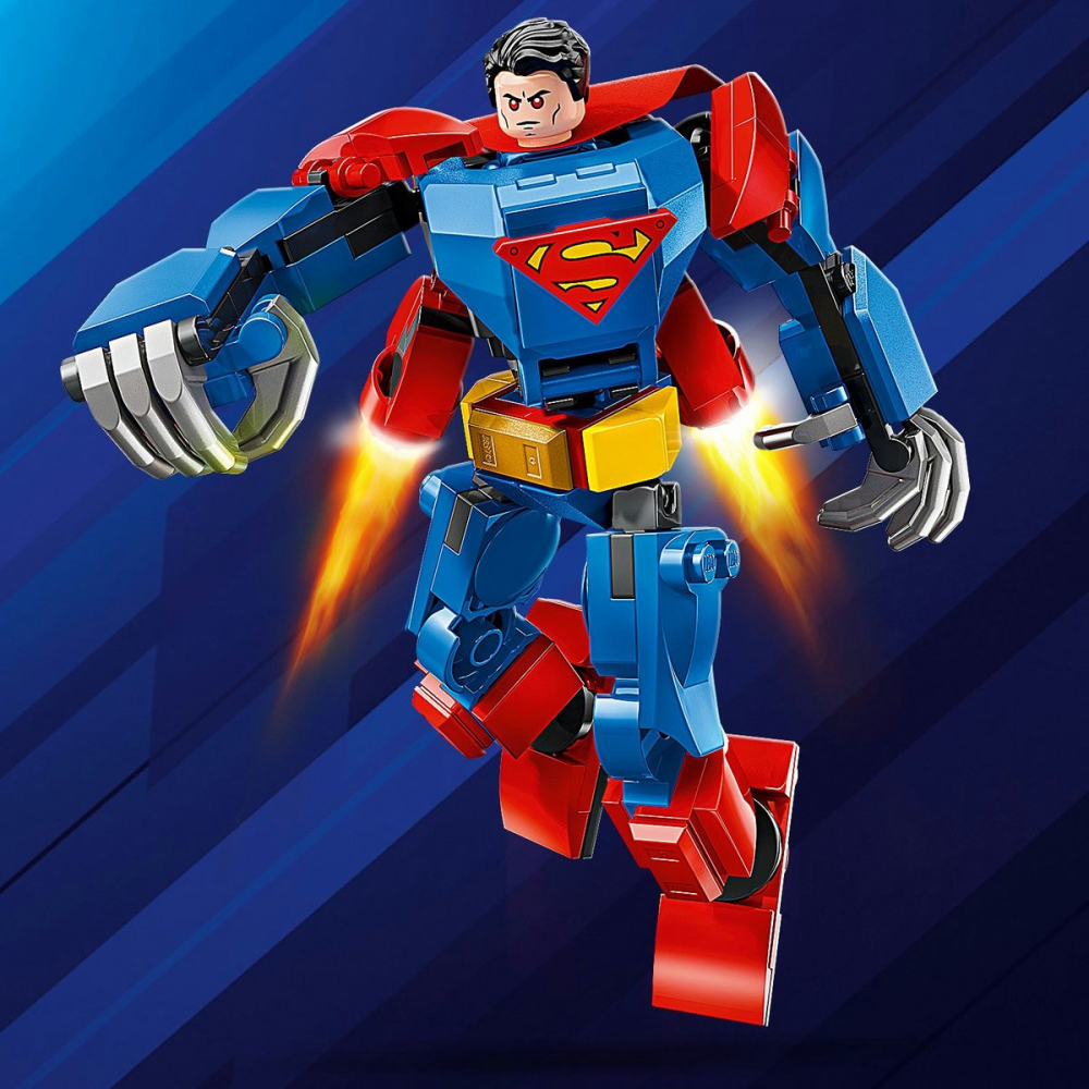 Lego super heroes robotul lui superman vs lex luthor 76302, varsta de la 6 ani la 8 ani [6]