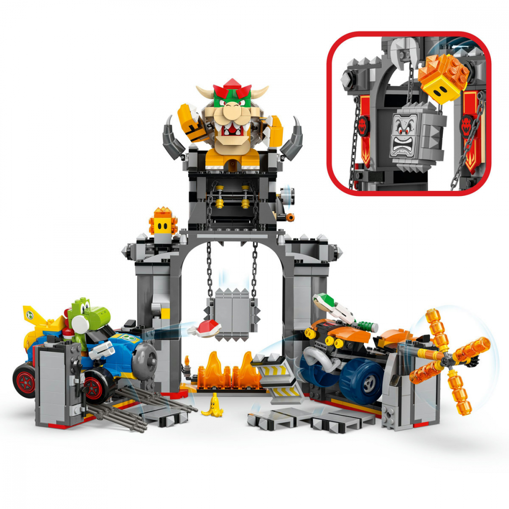 LEGO Super Mario Mario Kart – Castelul lui Bowser pentru copii cu varsta de 9 + ani [9]