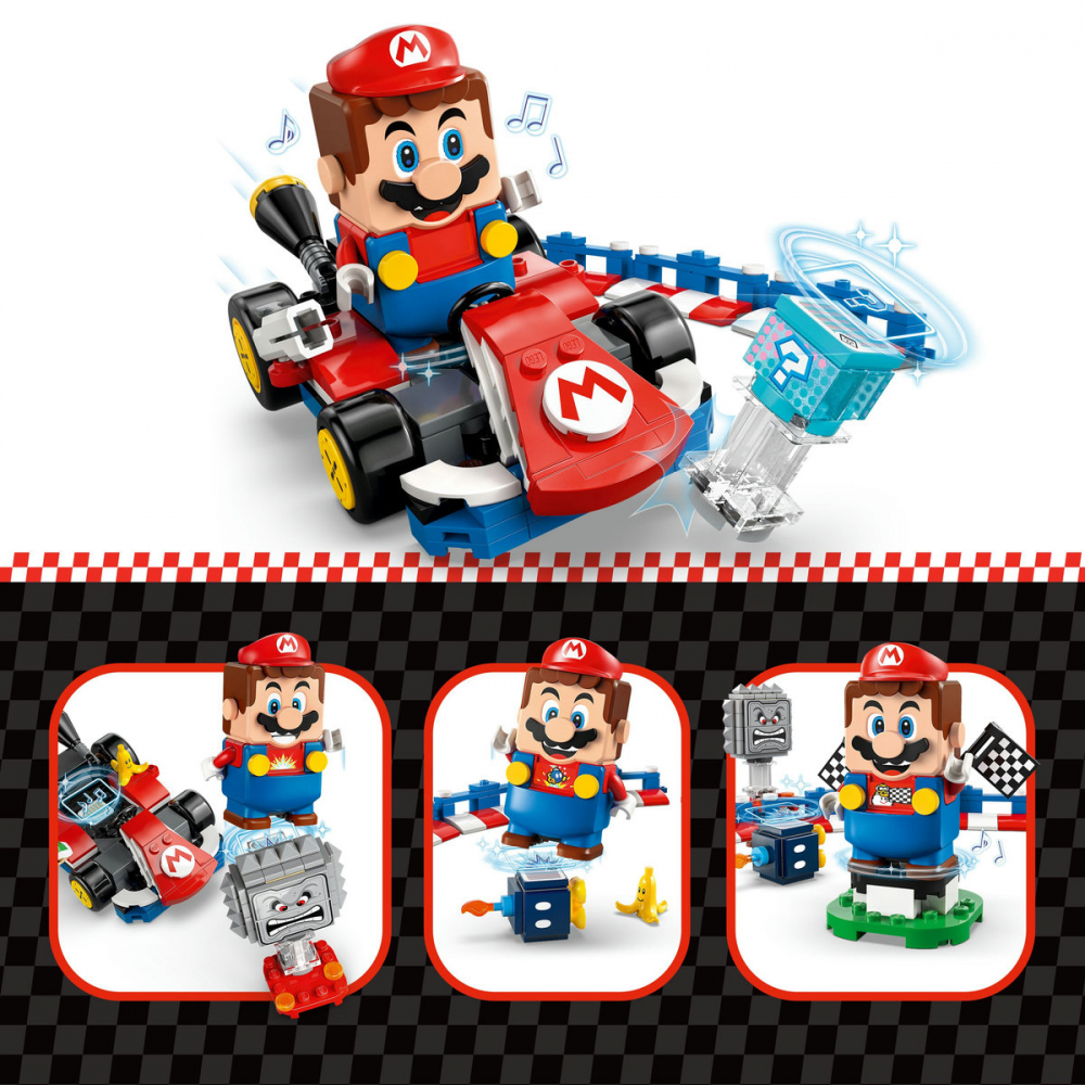  LEGO Super Mario Mario Kart – LEGO Mario interactiv si Standard Kart pentru copii cu varsta de 7 + ani [9]