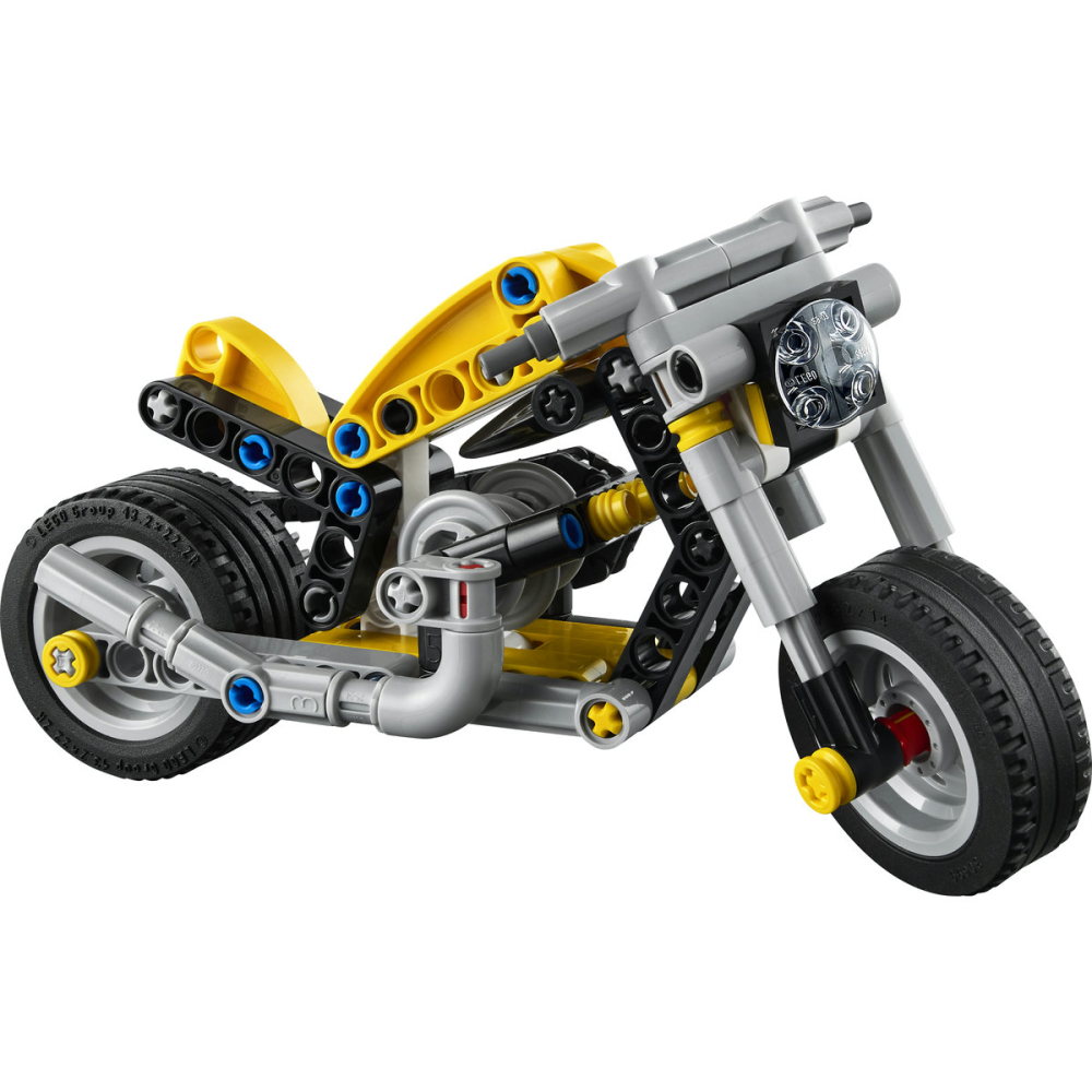  LEGO Technic  Motocicletă galbenă varsta  7 + ani [4]