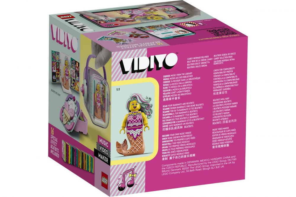 LEGO VIDIYO - Candy Mermaid BeatBox 43102, 71 piese, varsta de la 7 ani la 14 ani [7]