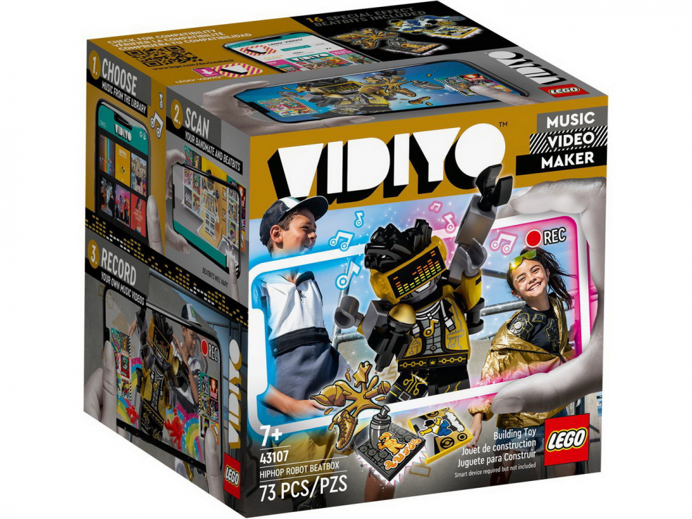 Lego vidiyo hiphop robot beatbox 43107, varsta de la 7 ani la 14 ani [1]