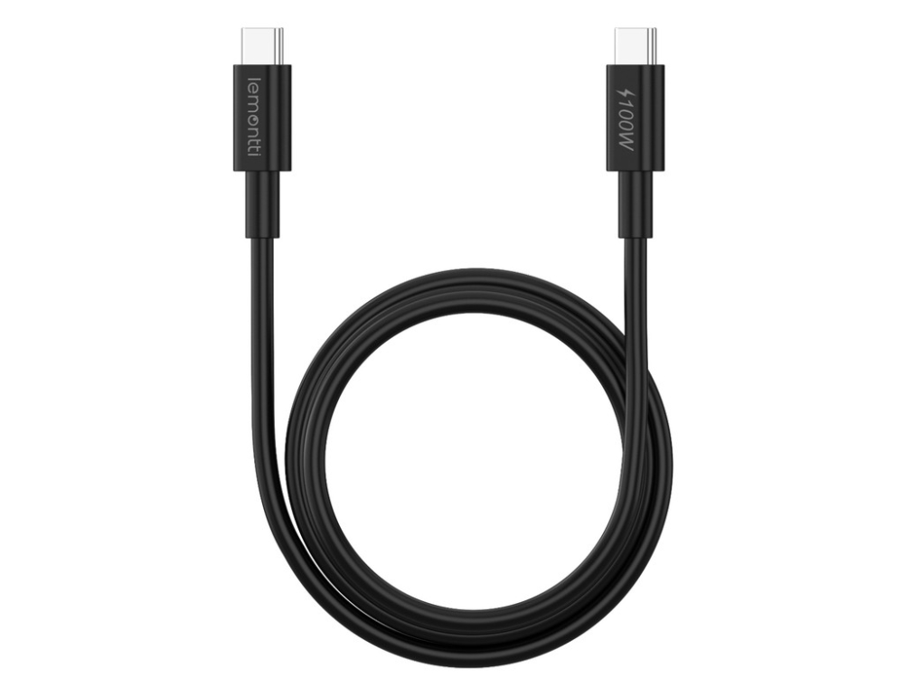 Lemontti Cablu Fast Charge Type-C la Type-C, PD, 100W, 2m, Negru [1]