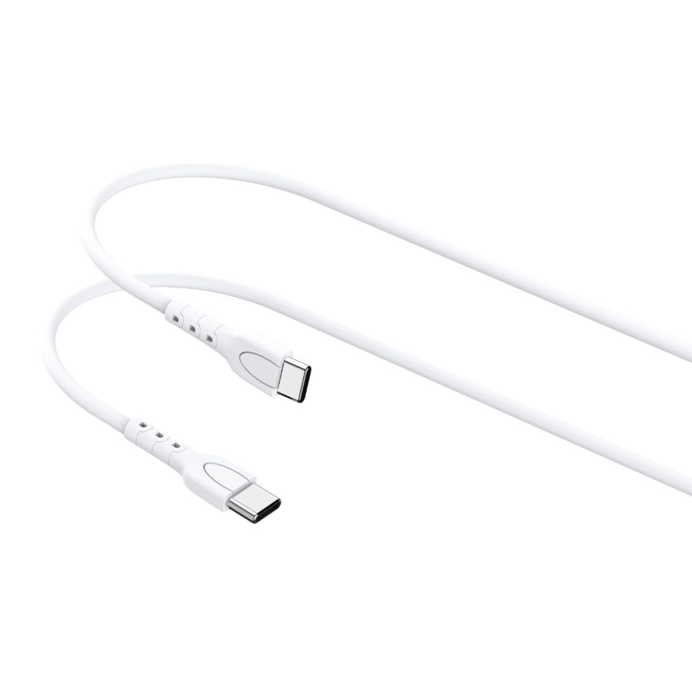 Lemontti Cablu Wind Fast Charge Type-C la Type-C, PD 65W, 0.5m, Alb [3]