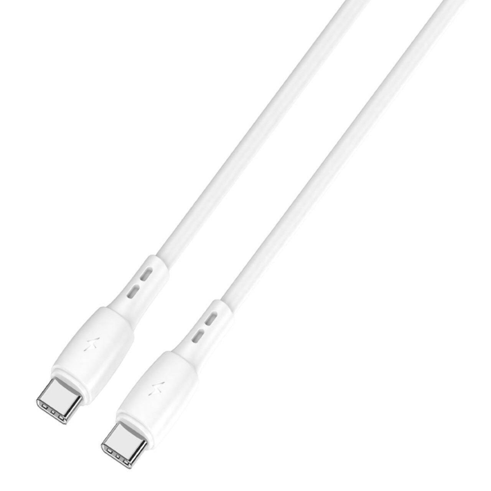 Lemontti Cablu Wind Fast Charge Type-C la Type-C, PD, 65W, 1.2m, Alb [5]
