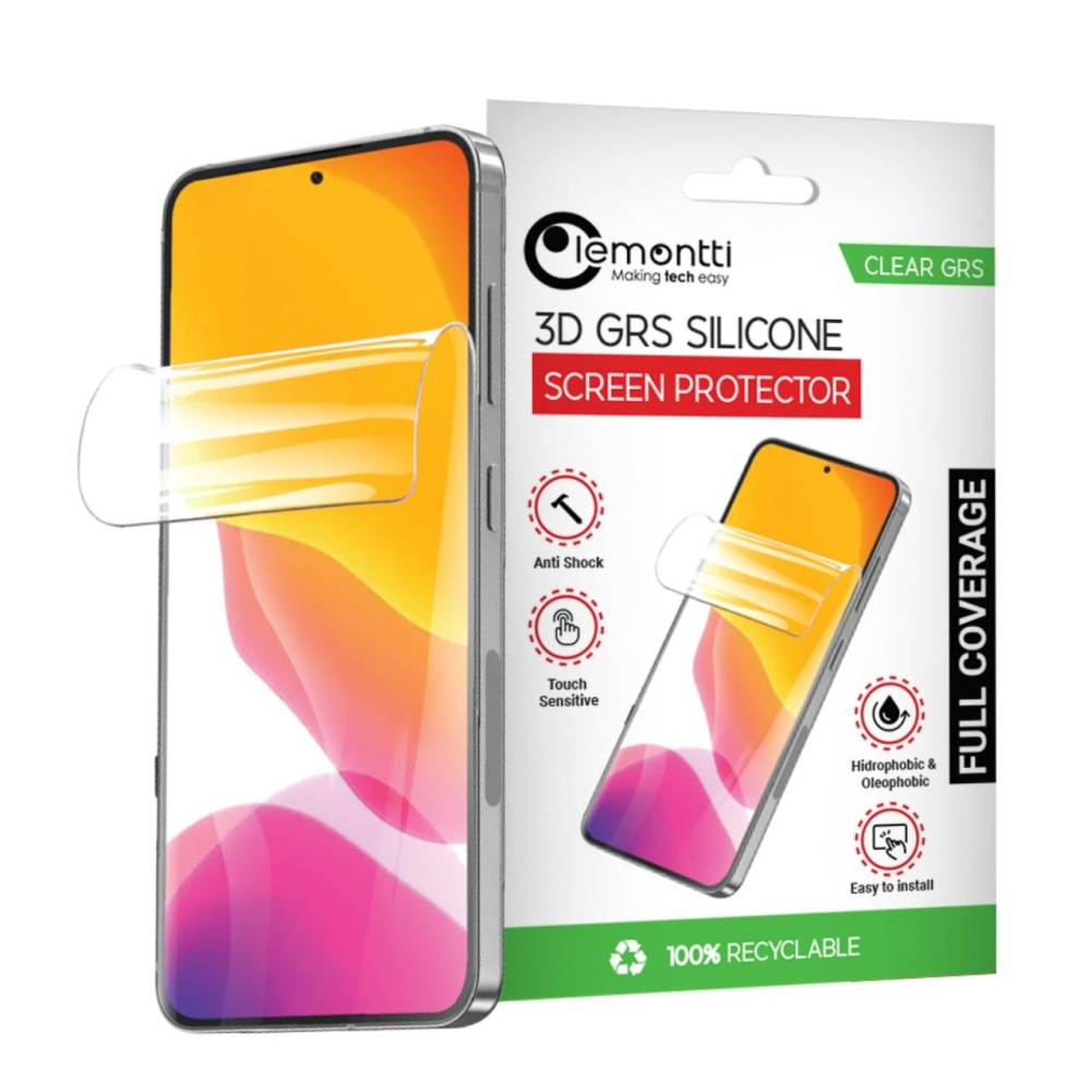 Lemontti Folie Silicon 3D GRS Clear iPhone 12 Mini [6]