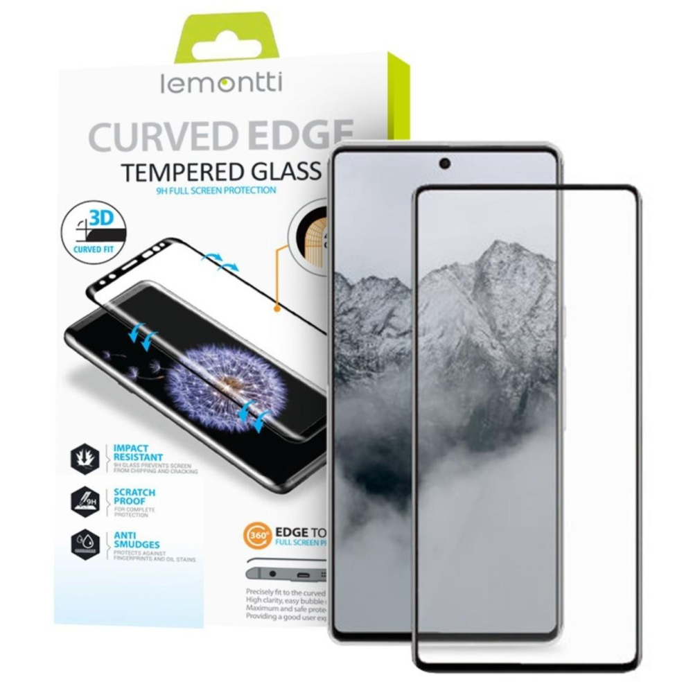 Lemontti Folie Sticla Curbata 3D Honor Magic6 Lite Negru [5]