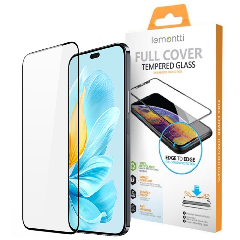 Lemontti Folie Sticla Full Fit Honor 200 Negru [4]