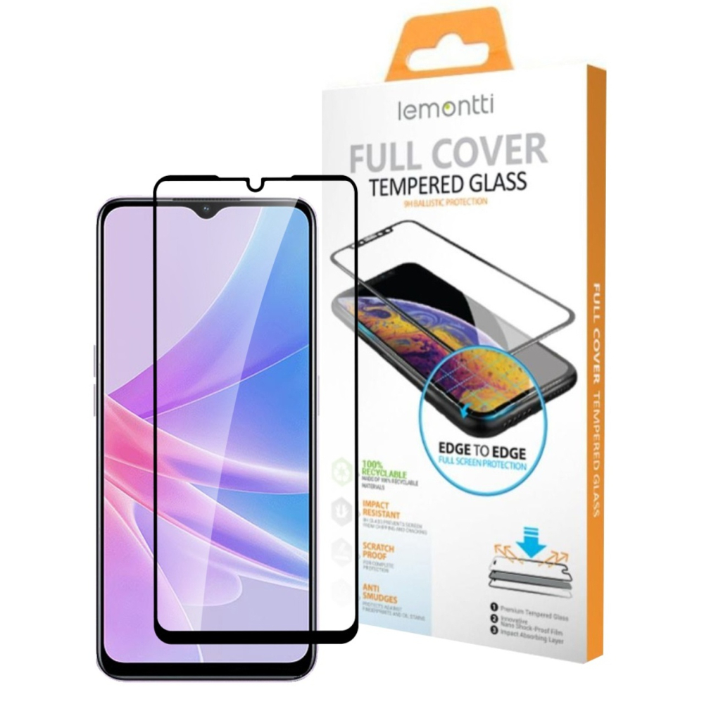 Lemontti Folie Sticla Full Fit Oppo A78 5G Negru  [4]