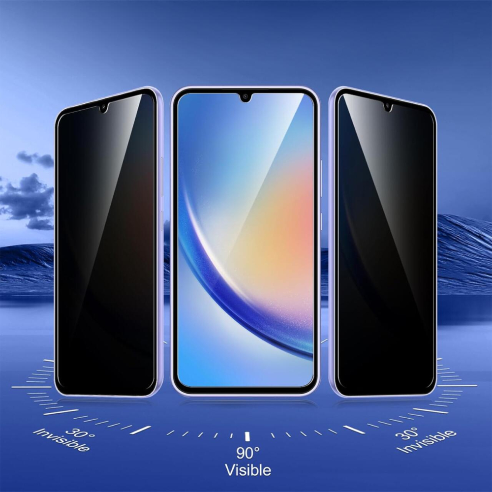 Lemontti Folie Sticla Privacy Full Fit Samsung Galaxy A34 5G Negru [4]