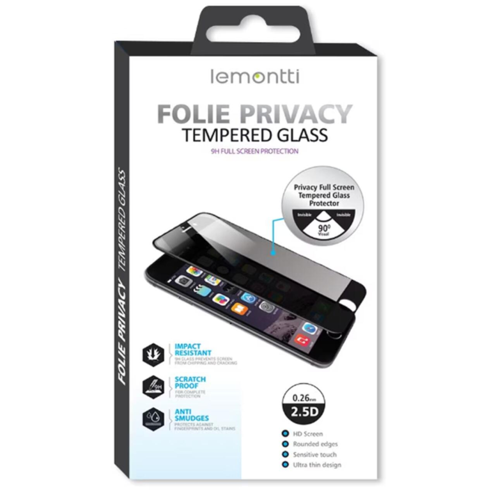 Lemontti Folie Sticla Privacy Full Fit Samsung Galaxy A35 / A55 Negru [3]