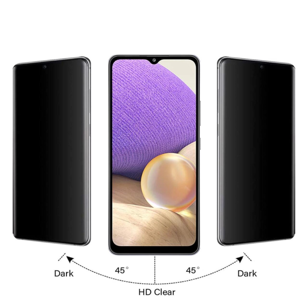 Lemontti Folie Sticla Privacy Full Fit Samsung Galaxy A54 5G Negru [4]