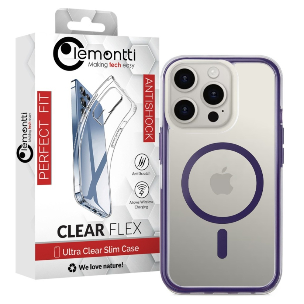 Lemontti Husa Air Bumper MagSafe iPhone 16 Pro Mov [3]