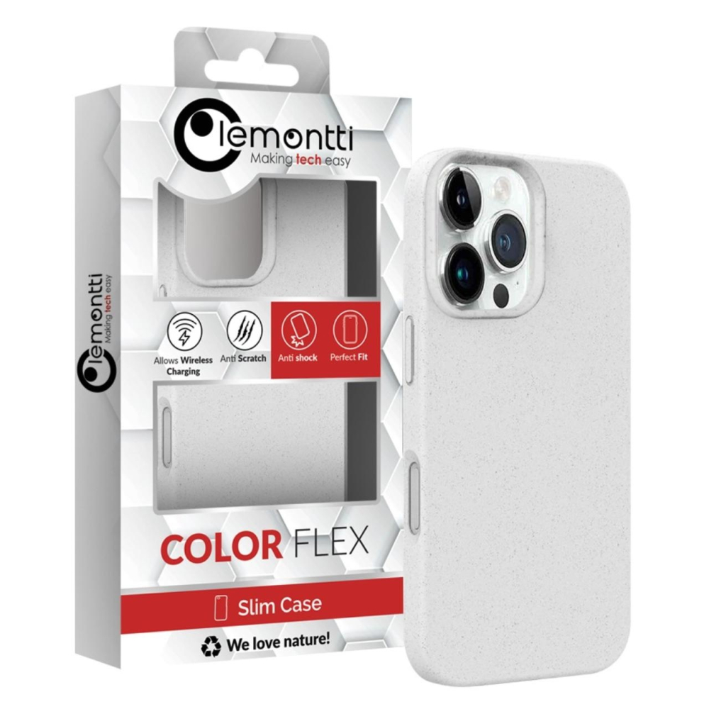 Lemontti Husa Biodegradabila Multiple Color Wheat MagSafe iPhone 16 Pro Bej [2]