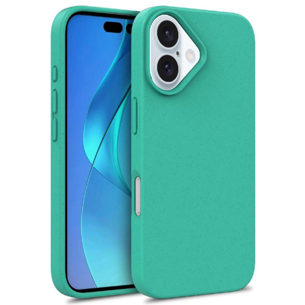 Lemontti Husa Biodegradabila Multiple Color Wheat MagSafe iPhone 16 Verde [1]