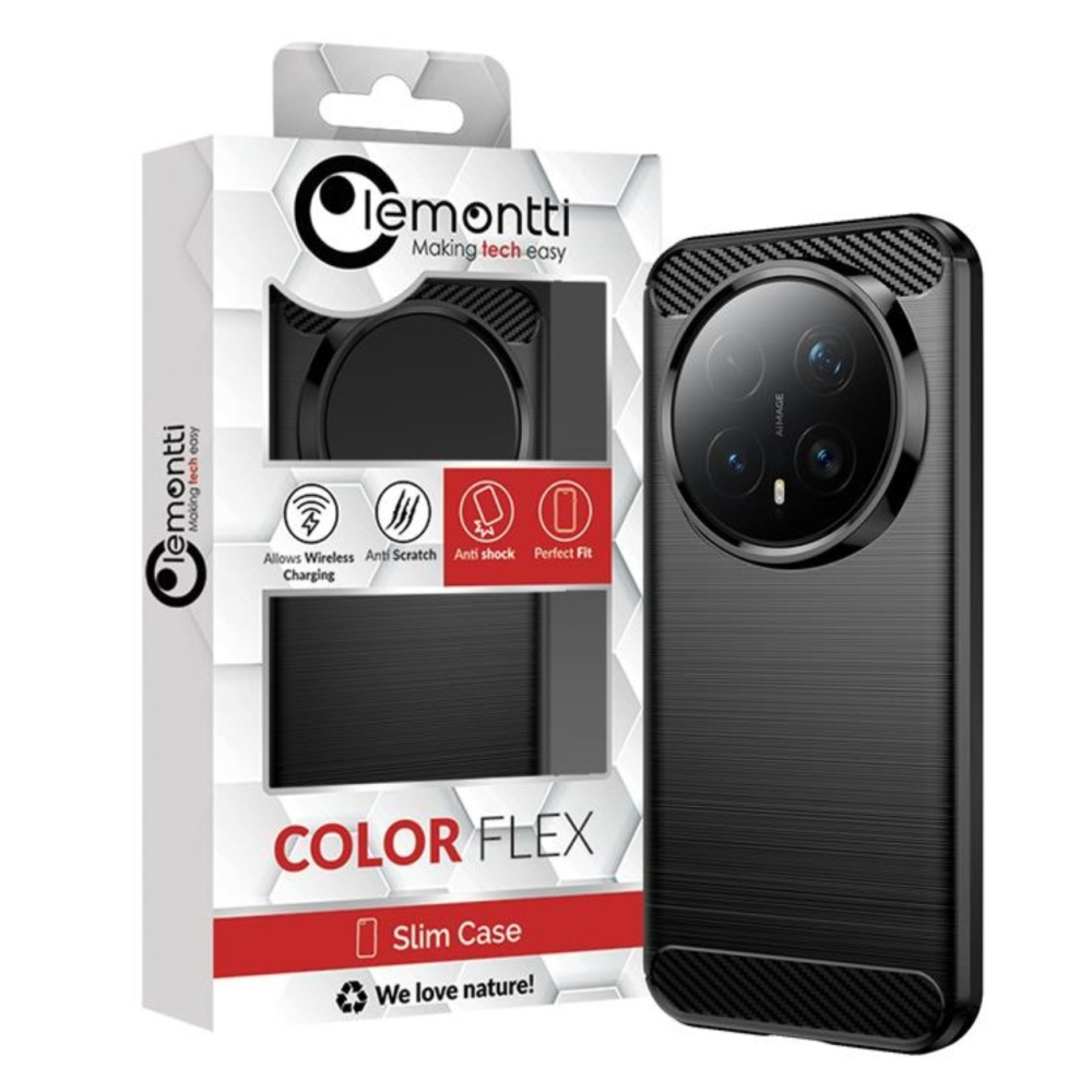 Lemontti Husa Carbon Case Flexible Honor Magic8 Pro Negru [7]