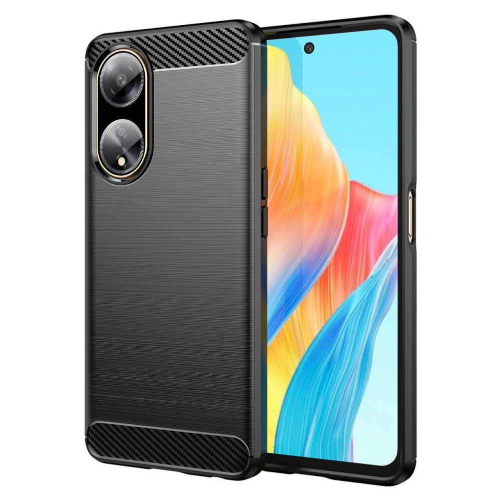 Lemontti Husa Carbon Case Flexible Oppo A98 Negru [7]