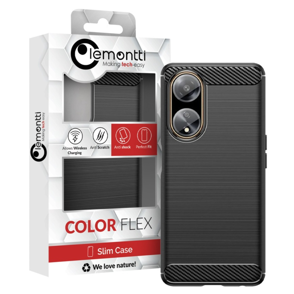 Lemontti Husa Carbon Case Flexible Oppo A98 Negru [8]