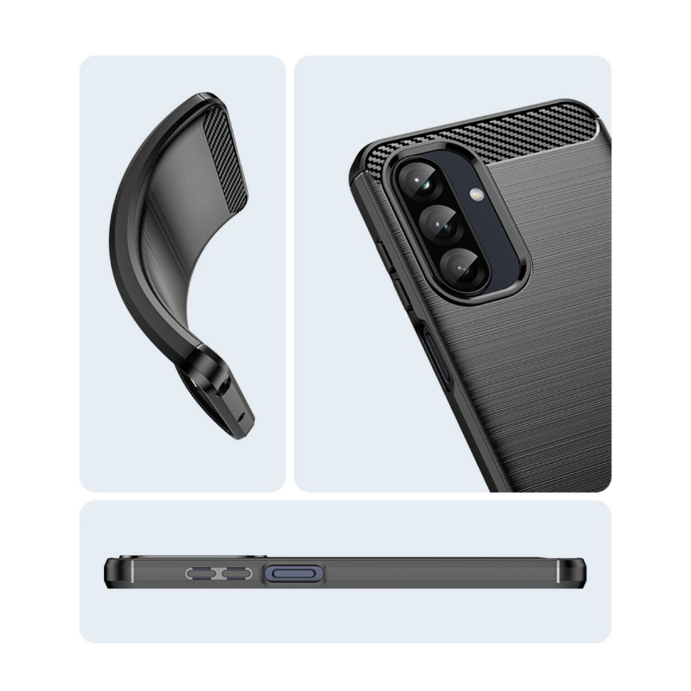 Lemontti Husa Carbon Case Flexible Samsung Galaxy A37 Negru [3]