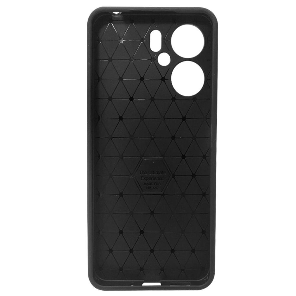 Lemontti Husa Carbon Case Flexible Xiaomi Redmi 13C 4G / 13C 5G / Poco M6 / C65 Negru [2]