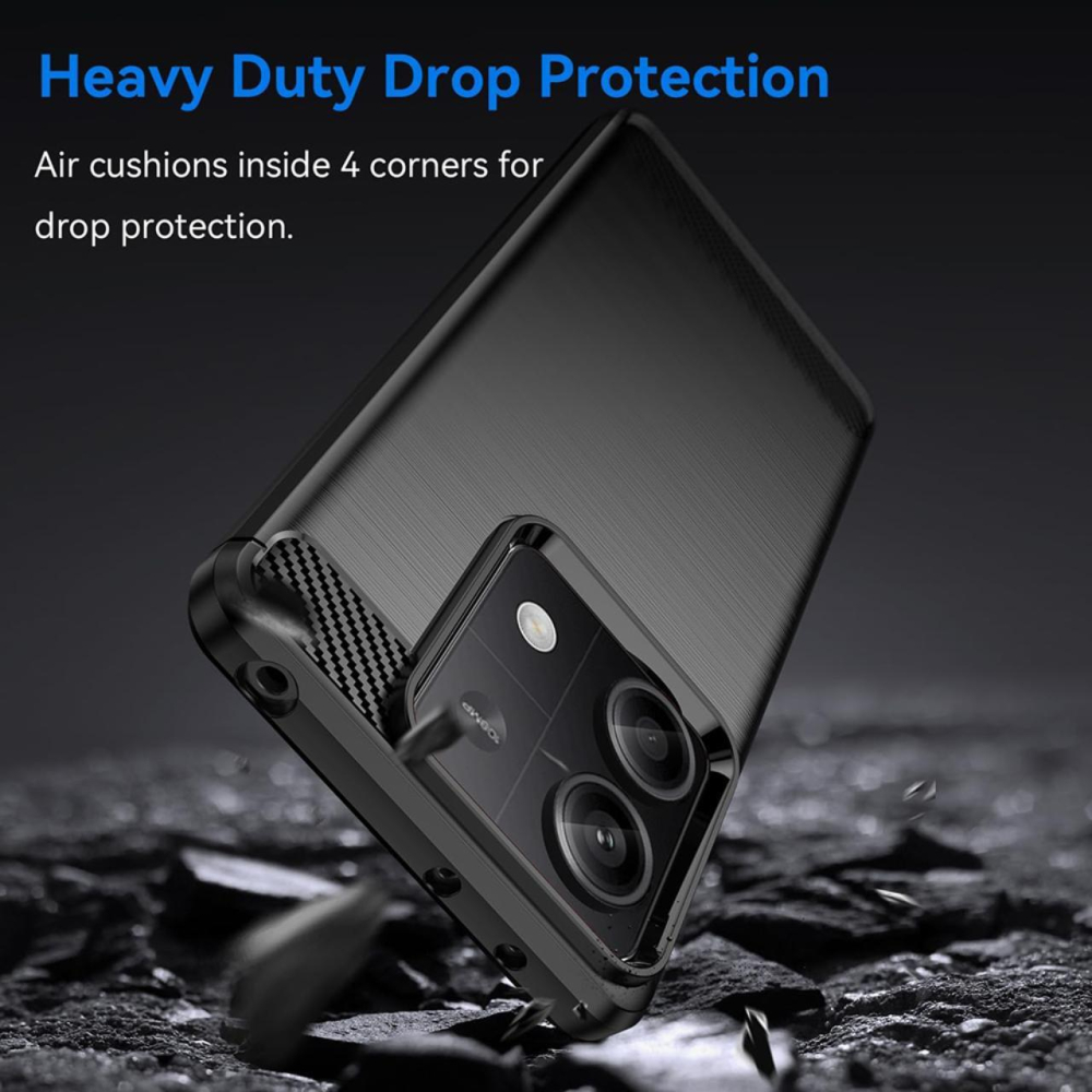 Lemontti Husa Carbon Case Flexible Xiaomi Redmi Note 13 5G Negru [4]