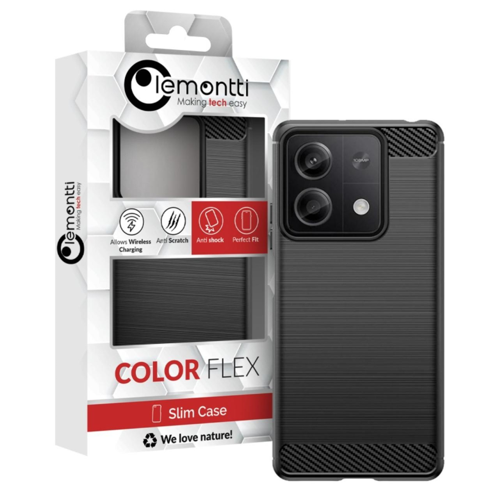 Lemontti Husa Carbon Case Flexible Xiaomi Redmi Note 13 5G Negru [7]