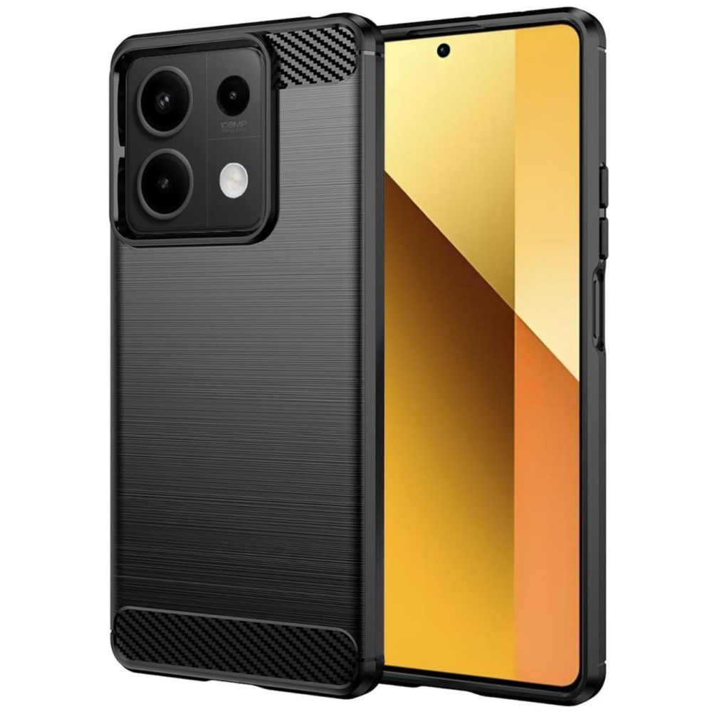Lemontti Husa Carbon Case Flexible Xiaomi Redmi Note 13 5G Negru [6]