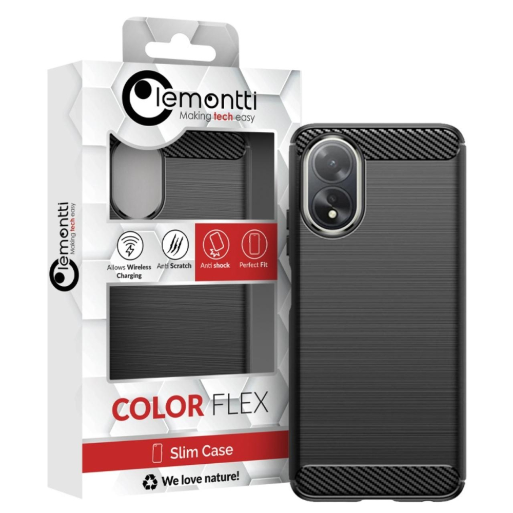 Lemontti Husa Carbon Pro Oppo A18 / A38 4G Negru [6]