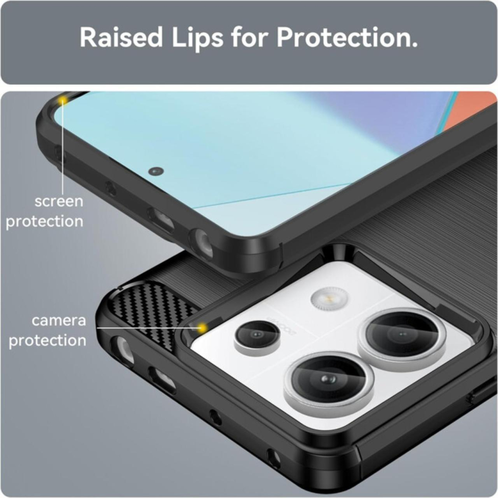 Lemontti Husa Carbon Pro Xiaomi Redmi Note 13 5G Negru [5]