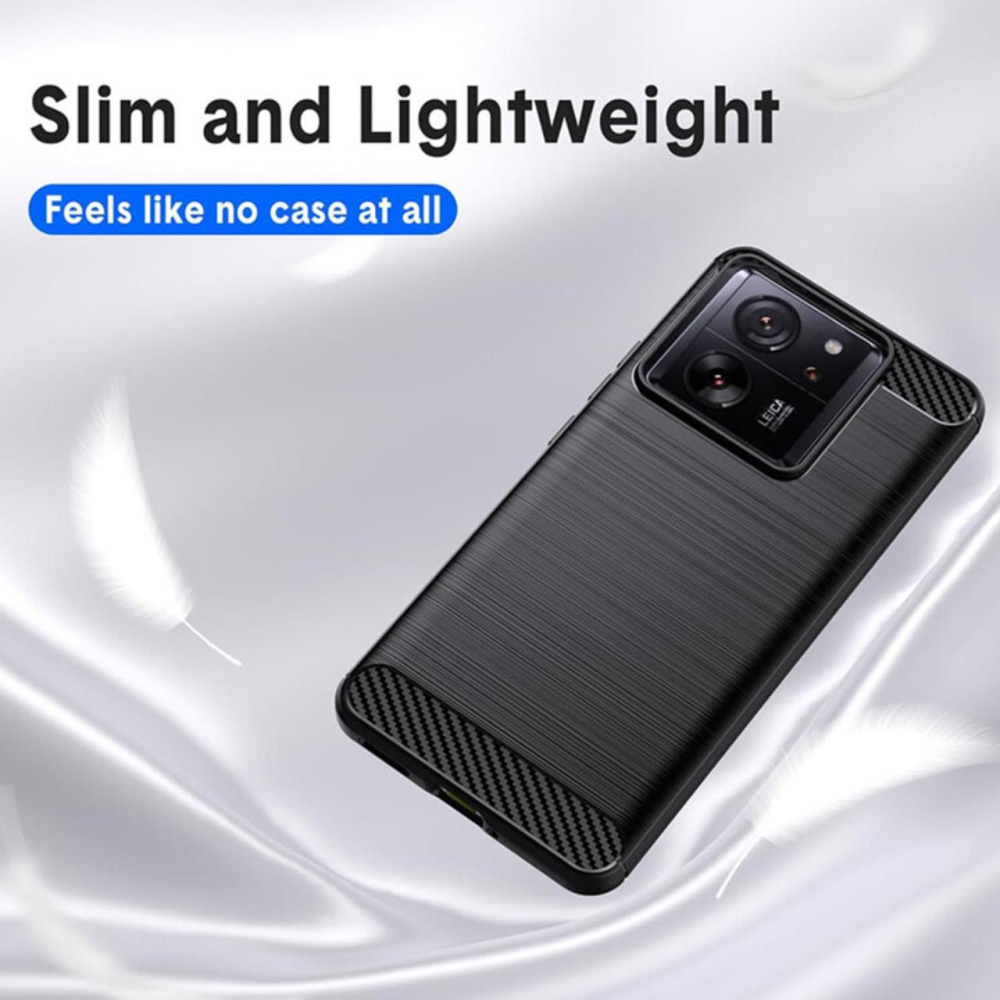 Lemontti Husa Carbon Xiaomi 13T Pro Negru [3]