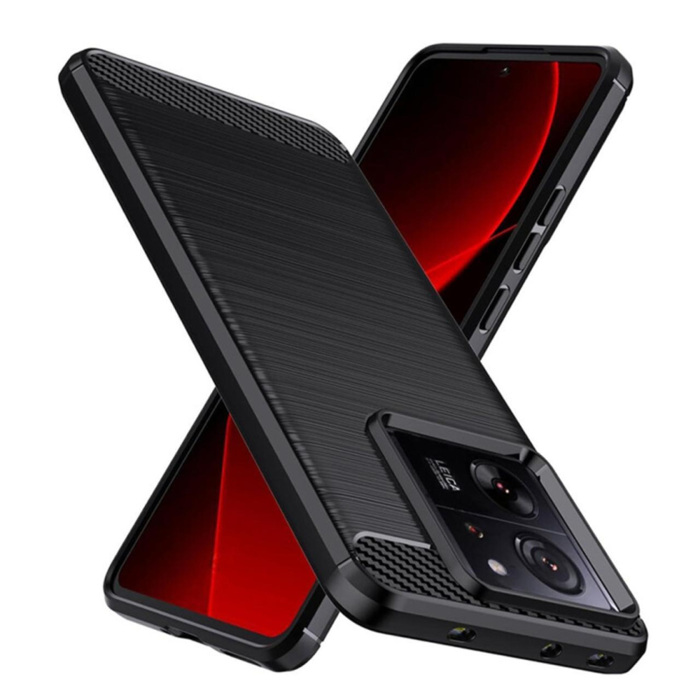Lemontti Husa Carbon Xiaomi 13T Pro Negru [4]