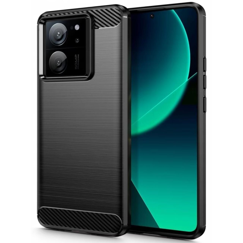 Lemontti Husa Carbon Xiaomi 13T Pro Negru [5]