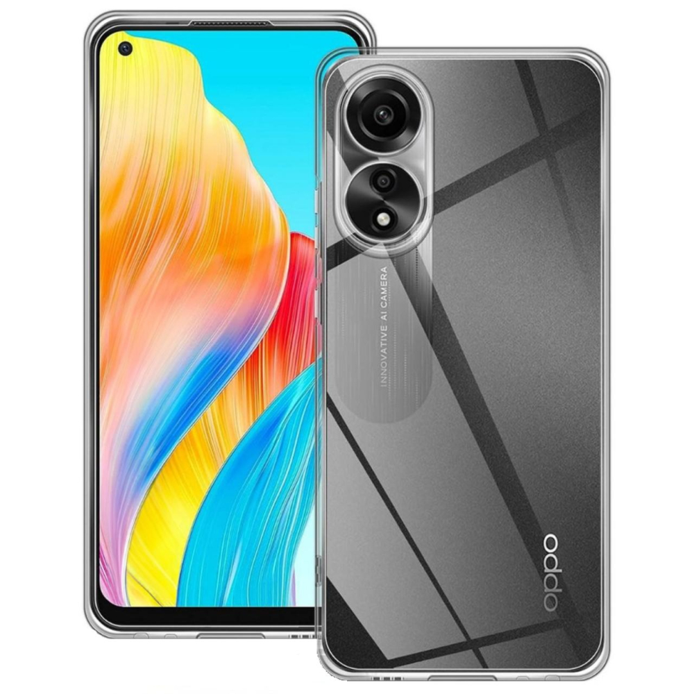 Lemontti Husa Clear Case Oppo A78 5G Transparent [4]