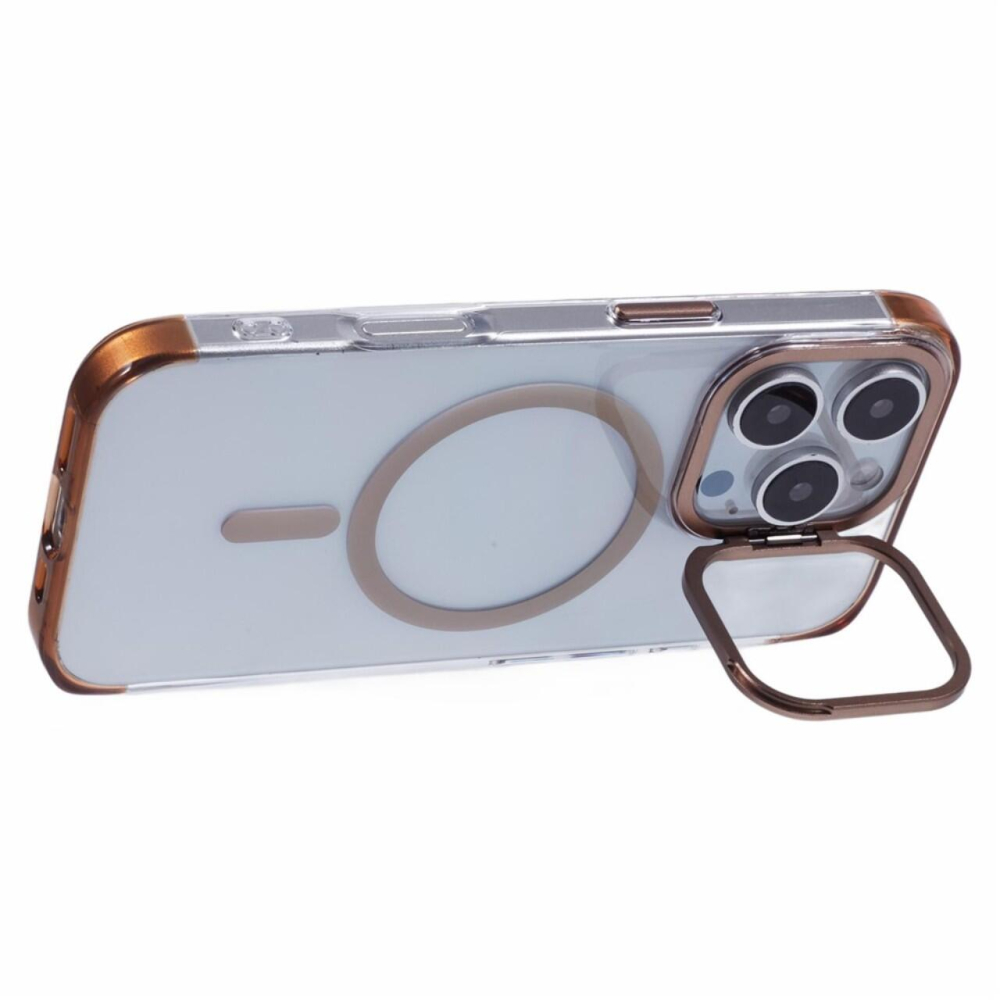 Lemontti Husa Clear Shield iPhone 16 Pro Portocaliu [3]