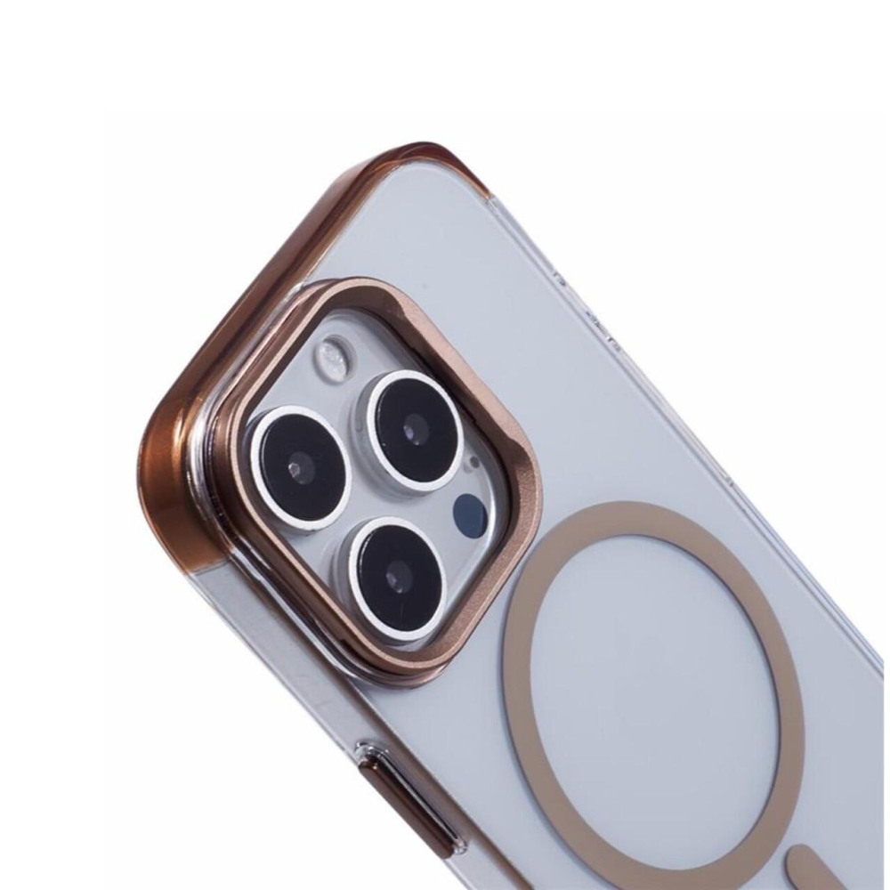 Lemontti Husa Clear Shield iPhone 16 Pro Portocaliu [5]