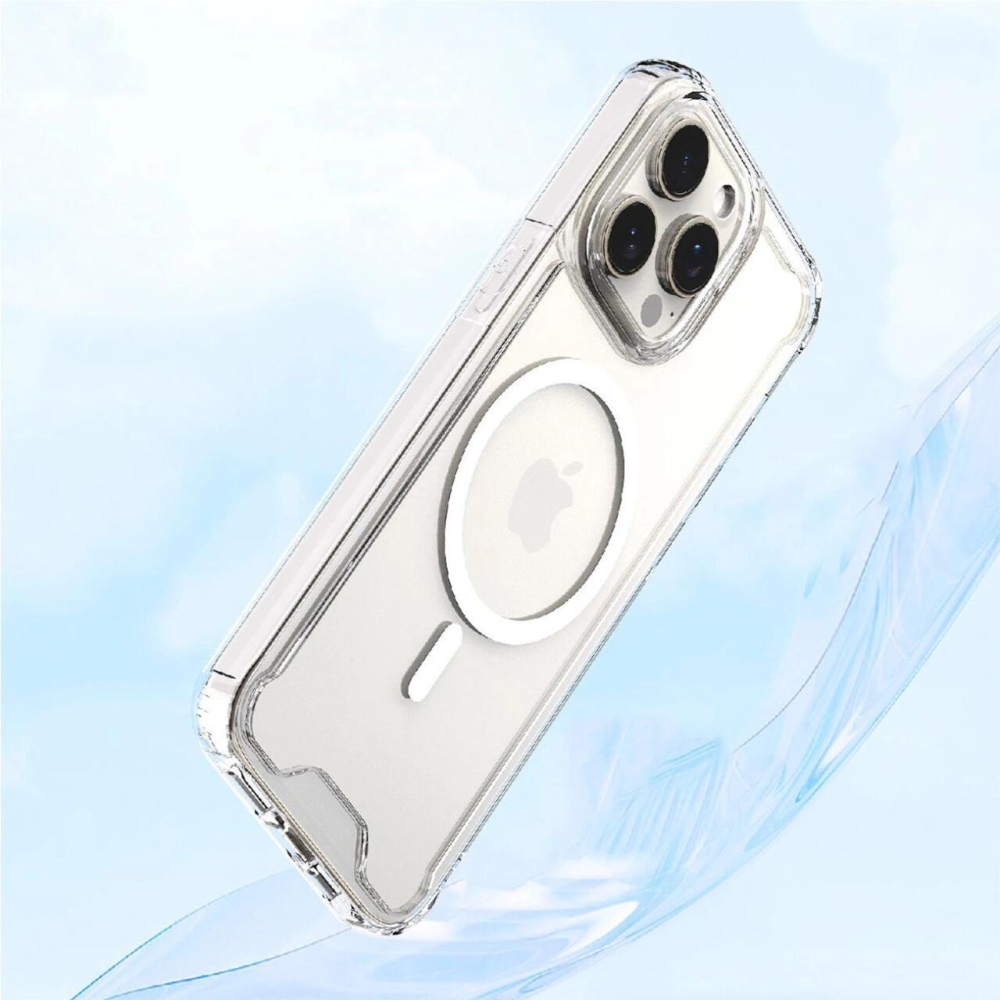 Lemontti Husa Corner MagSafe iPhone 16 Pro Transparent [3]