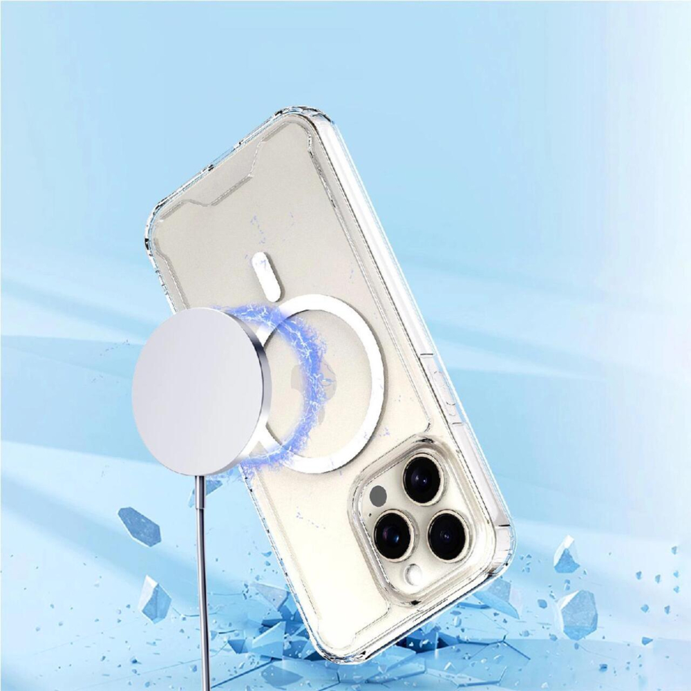 Lemontti Husa Corner MagSafe iPhone 16 Pro Transparent [4]