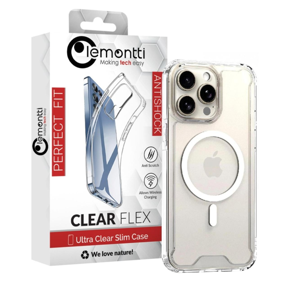 Lemontti Husa Corner MagSafe iPhone 16 Pro Transparent [7]